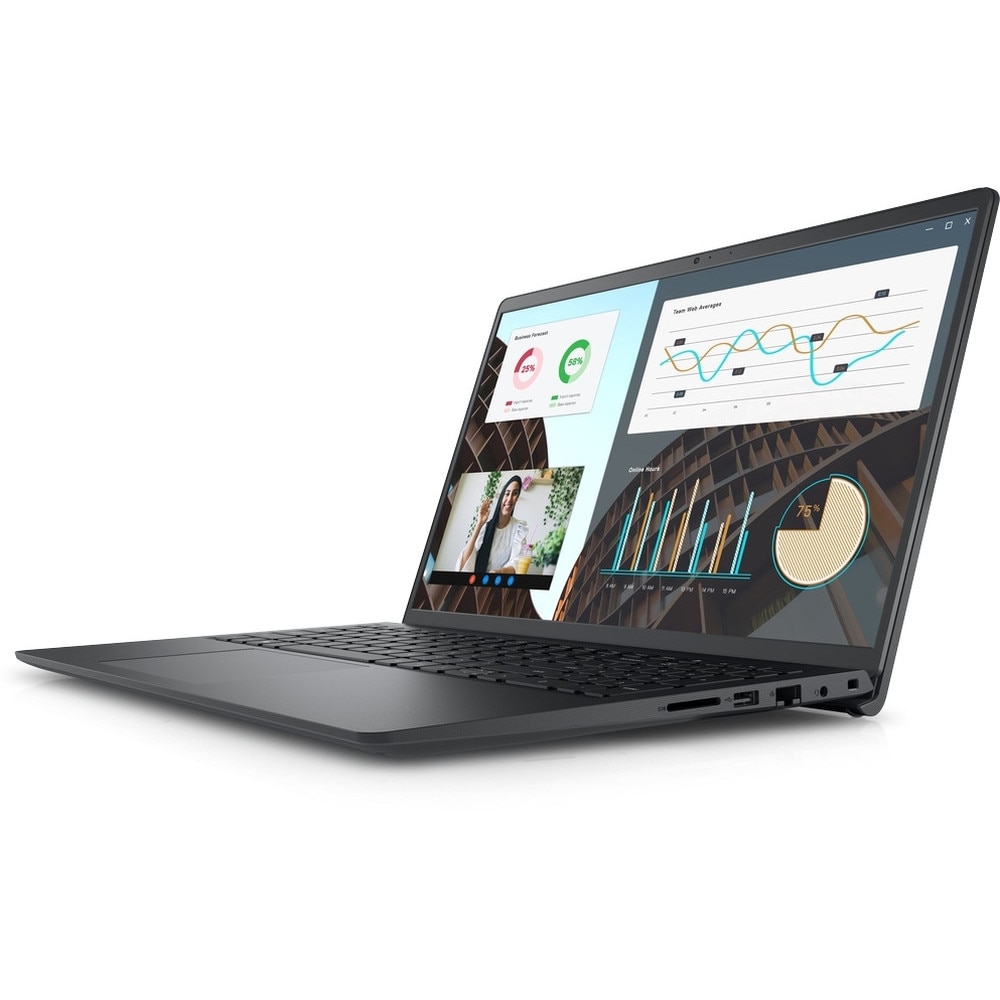 Laptop DELL 15.6'' Vostro 3530, FHD 120Hz, Procesor Intel® Core™ i7-1355U (12M Cache, up to 5.00 GHz), 8GB DDR4, 512GB SSD, Intel Integrated Graphics, Win 11 Pro, Carbon Black, 3Yr ProSupport