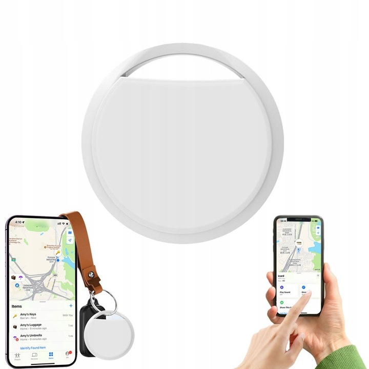 Localizator anti-pierdere, tracker GPS, compatibil Apple Find My, rezistent la apa, dimensiuni mici