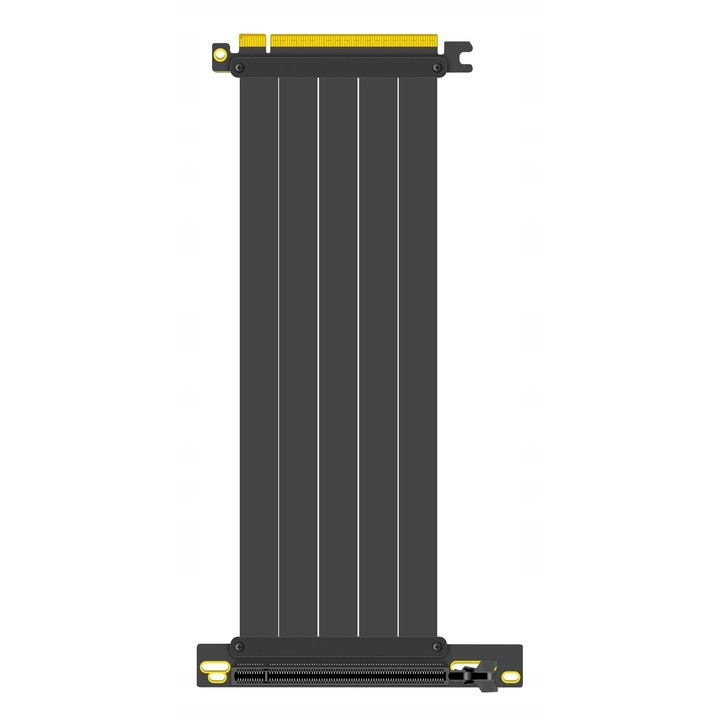 Kabel PCI-Express 4.0 x16, 300mm, unghi 90 grade, pentru montaj vertical GPU