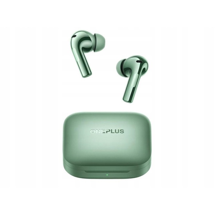 Безжични слушалки OnePlus Buds 3, намаляване на шума, 44 часа живот на батерията, зелени