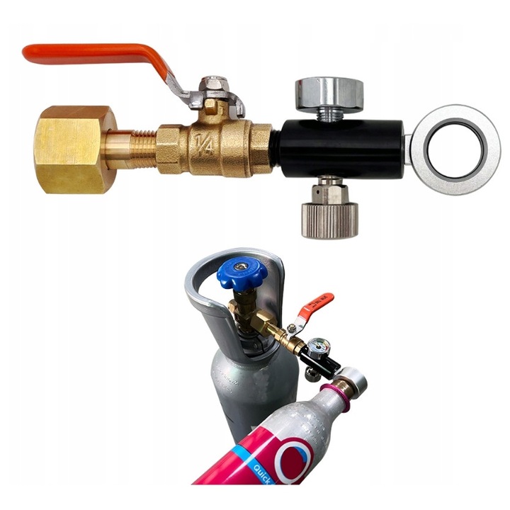 Statie umplere CO2 Sodastream DUO, adaptor rapid, 2000 psi, W21.8-14