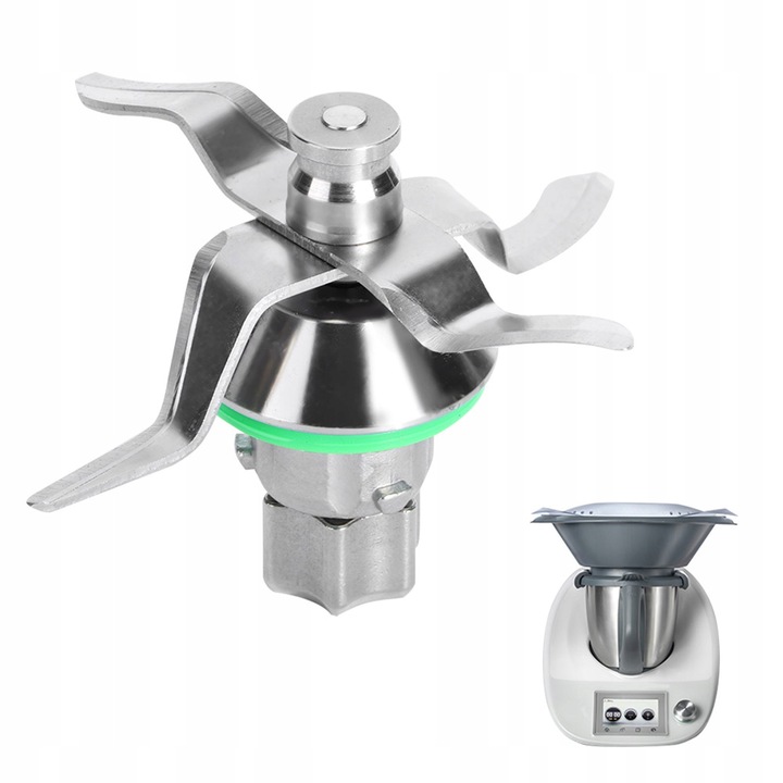 Lame de blender pentru Vorwerk Thermomix TM5, din otel inoxidabil, rezistente la temperaturi scazute, 341g