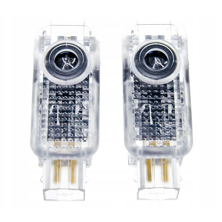 Комплект 2 LED проектора, Лого Audi, 14 W, HD, 12V, за AUDI A3 A4 A5 A6 A7 A8 Q3 Q4 Q5 Q7
