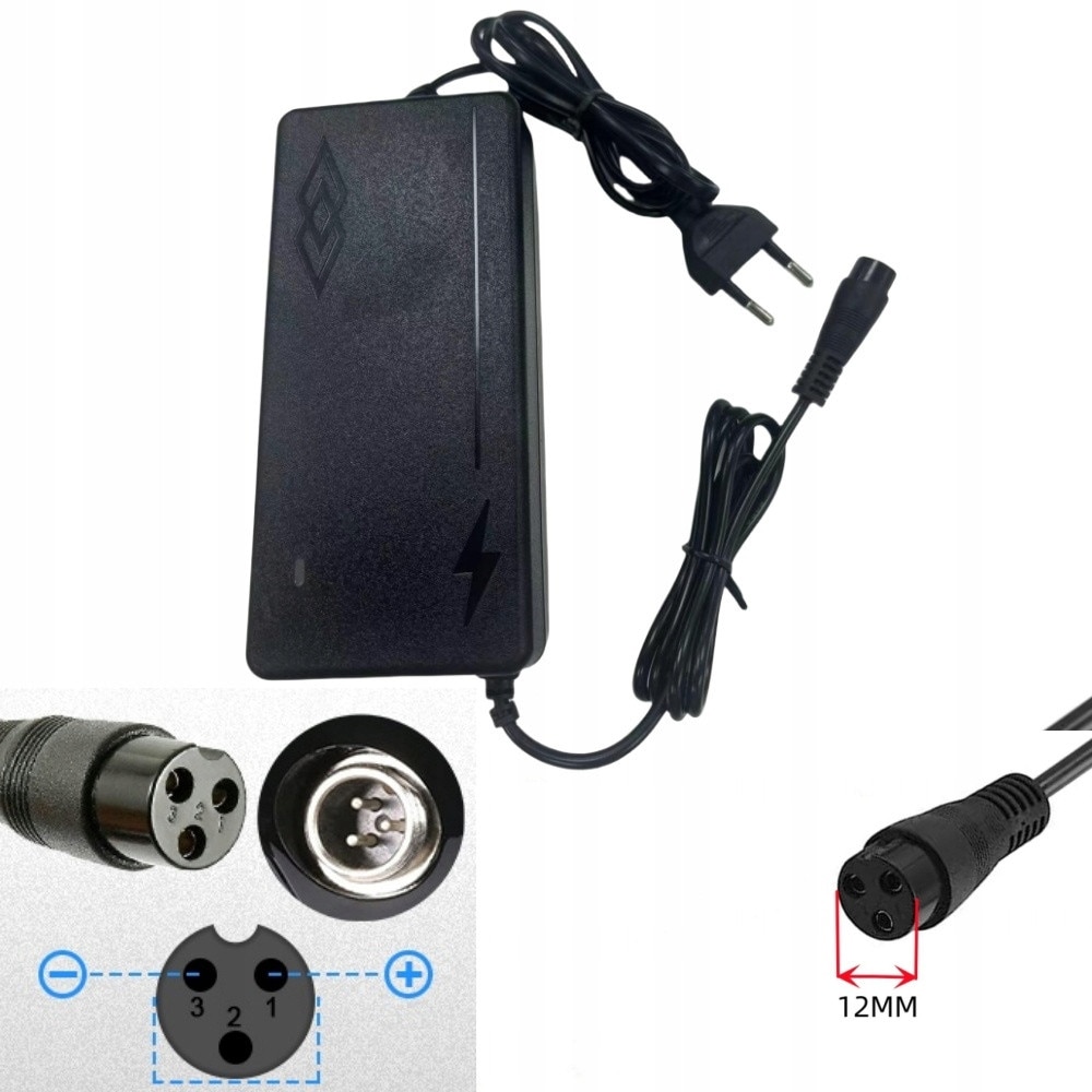 Chargeur trottinette E-CROSS PRO 54,6V / 2A