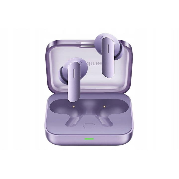 Casti Wireless Realme Buds Air7, reducere zgomot 52dB, 52 ore autonomie, Violet