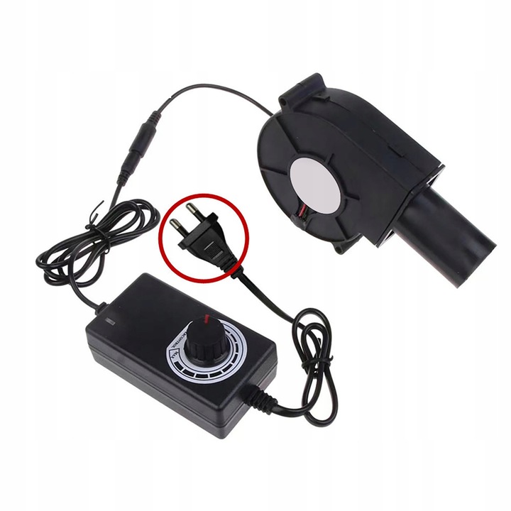 Suflanta 12V, 15W, negru, 100mm, 5200rpm