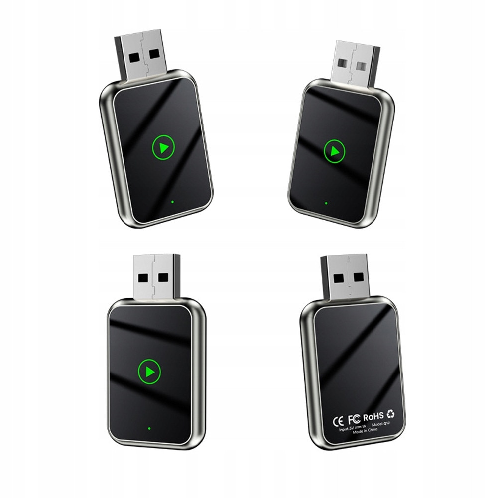 Adapter wireless CarPlay/Android Auto, 5.0, USB, Bluetooth, compact ...