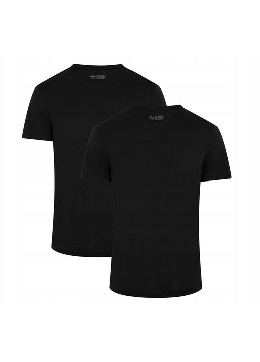 Set 2 Tricouri pentru barbati, Danish Endurance, bumbac, negru