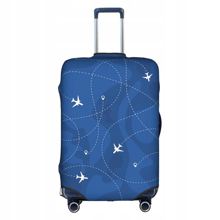 Husa pentru valiza XL, 80x54x33 cm, material elastic, design unic