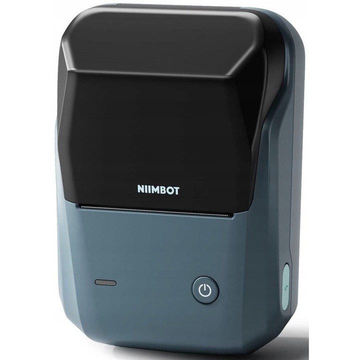 Мобилен термопринтер NIIMBOT B1, Bluetooth, 20x50 мм, комплект с ролка самозалепваща се хартия