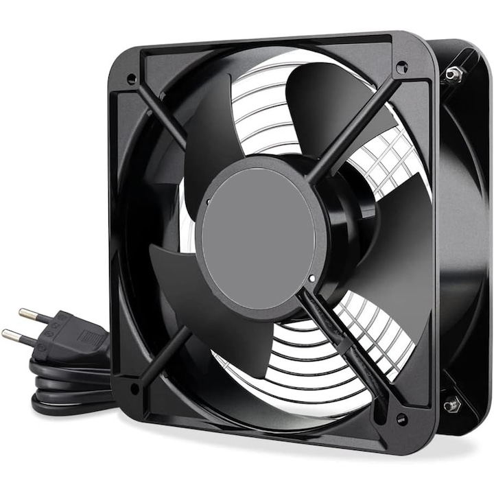 Ventilator de ventilare, 120x120x25 mm, 40W, 2600RPM, set cu alimentator