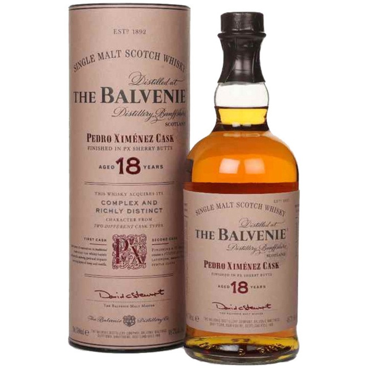 Whisky Balvenie Pedro Ximenez Sherry Cask 18 ani, 48.7%, 0.7l