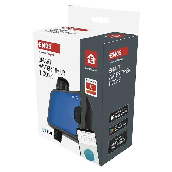 Sistem de irigații 1x circuit 8bar ¾"/1" IP54 ZigBee GoSmart EMOS