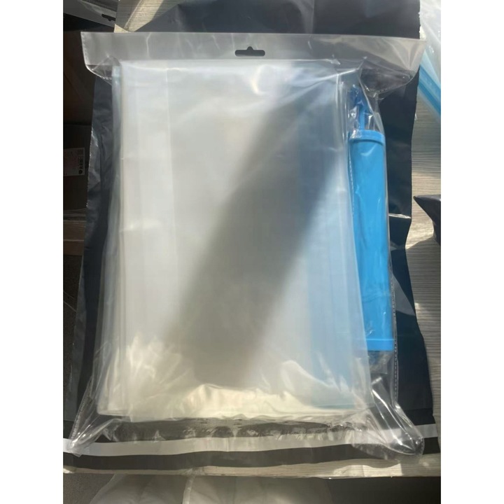 Set 25 Worki Prozniowe pentru Imbracaminte si Paturi, 5 Dimensiuni, cu Pompa Electrica