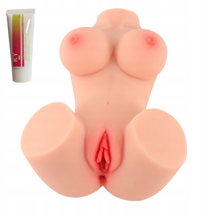 Masturbator 2 in 1, Mufanxing, realist, 29x21cm, culoare bej, 2.3kg