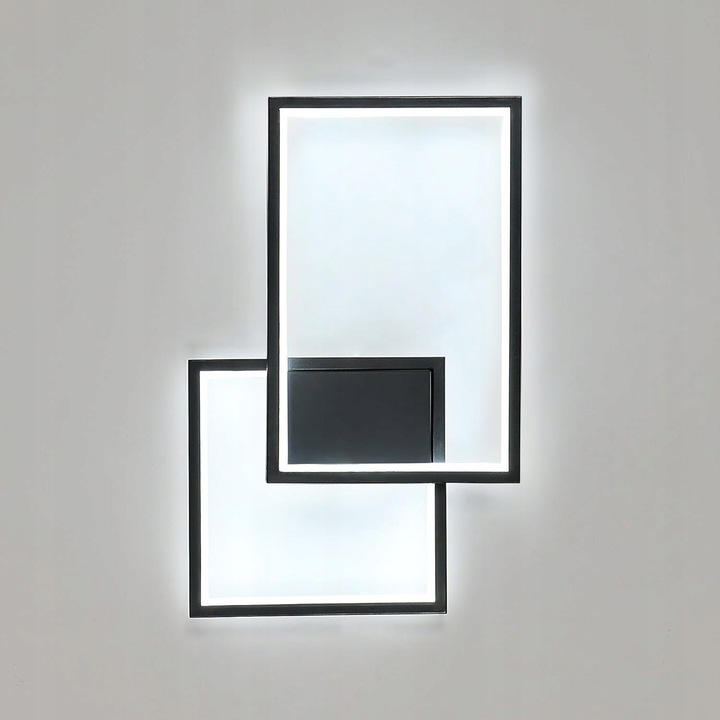 Aplica LED GOECO Kinkiet Scienna 34W 6500K, fekete