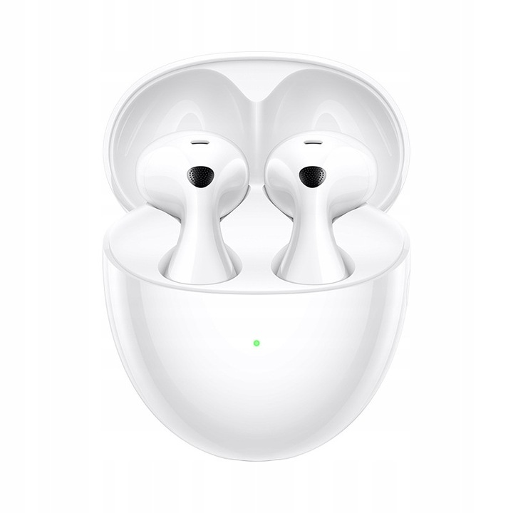 Безжични слушалки HUAWEI FreeBuds 6, бели, с активно шумопотискане, 6 часа живот на батерията