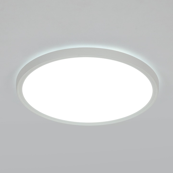 Plafon LED Riserva, 24W, 6500K, fehér, kerek