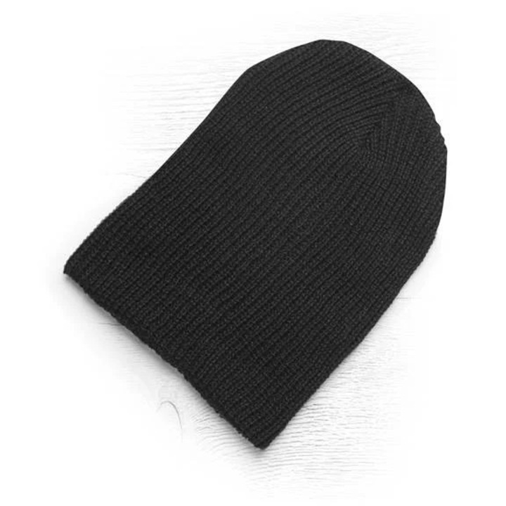 Fes negru calduros de iarna 100% acrilic, Ardon CARL NEGRU