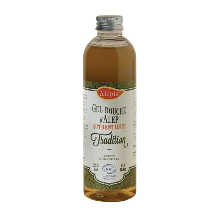 Alepia babérolaj tusfürdő 250ml, illatmentes, hidratáló száraz bőrre