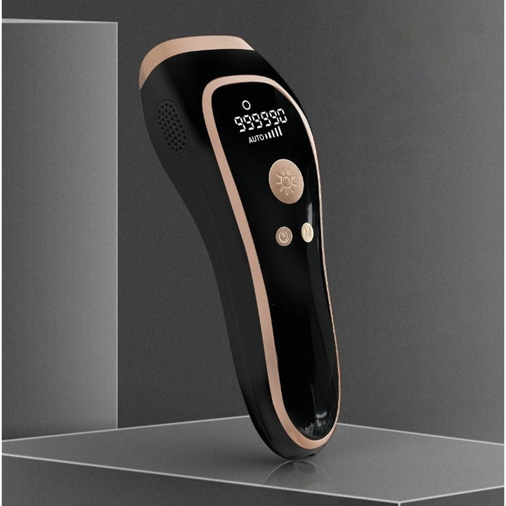 IPL епилатор с функция за охлаждане, 999900 импулса, 5 енергийни нива, пълен комплект, бял