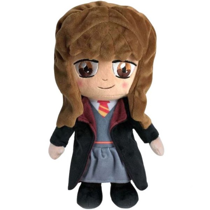 Jucărie din plus Hermione, Play by play, 20 cm, neagră, detalii brodate