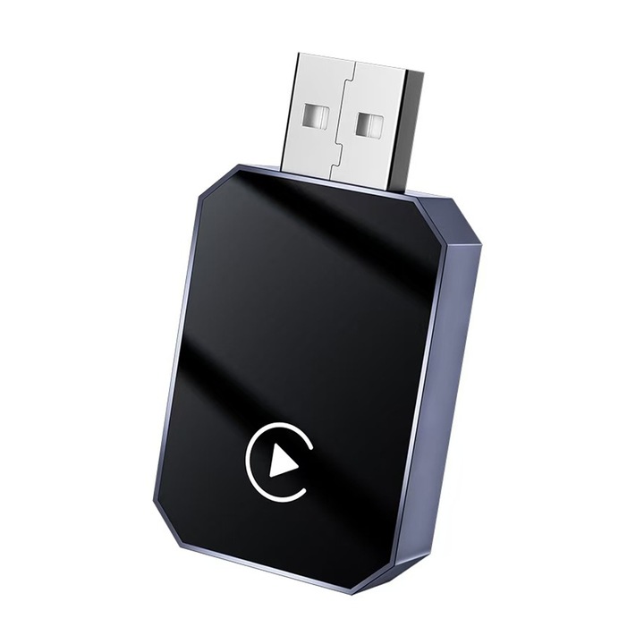 Mini Wireless CarPlay, adaptor auto, compatibil cu iPhone si Android, design compact, wireless
