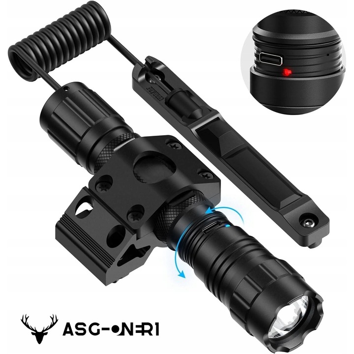 Фенер FL37, 1500 лумена, 4 режима, IPX7, 8,5x6,6x1,69 инча