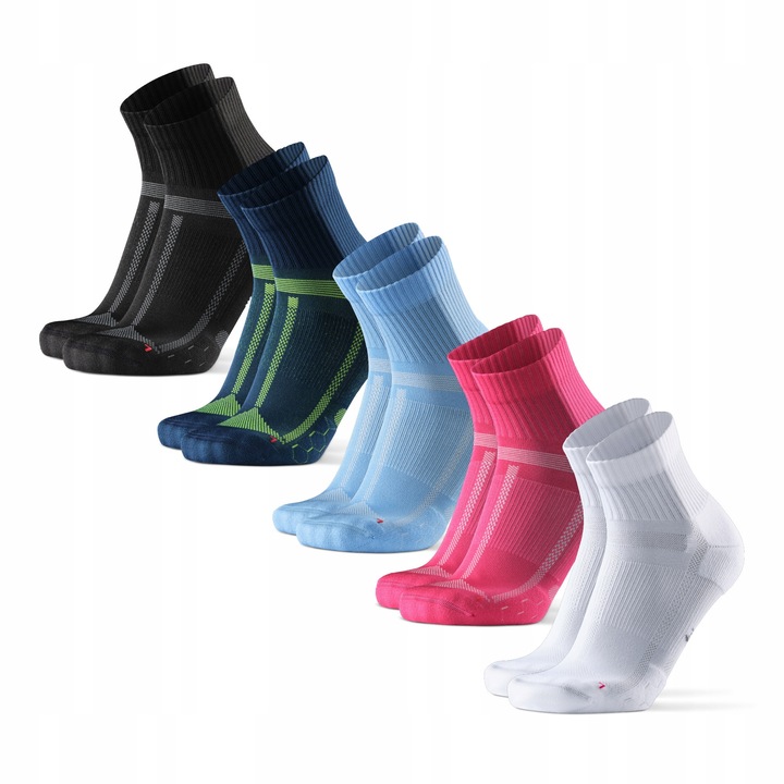 Sosete sport barbati Danish Endurance, set 5 perechi, multicolor, 43-47