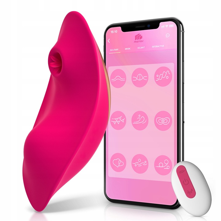 Vibrátor, 9 rezgési mód, APP vezérlés, rózsaszín