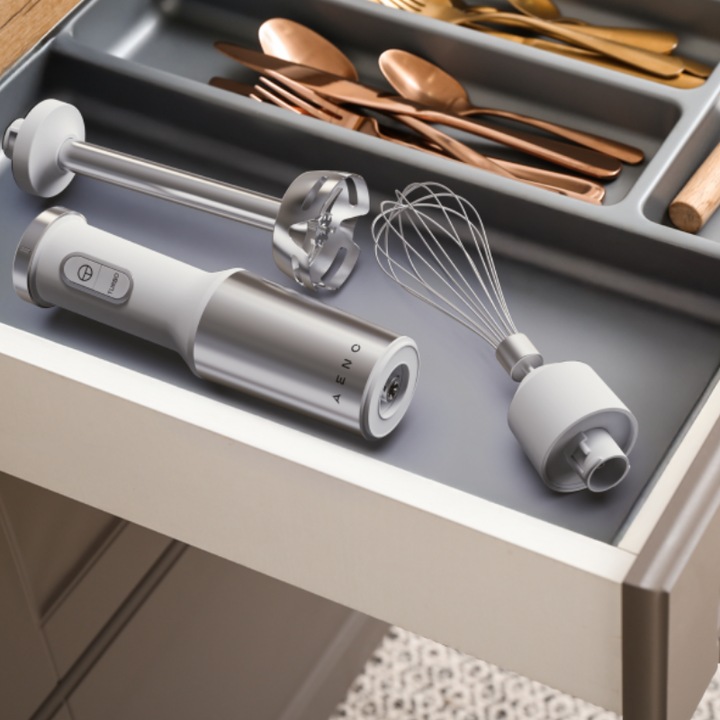 Blender 3in1 AENO AHB0004W, 1200W, 0, 5l, alb/inox