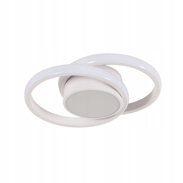 Plafoniera LED Goeco, 22W, alb, 25x9.5cm