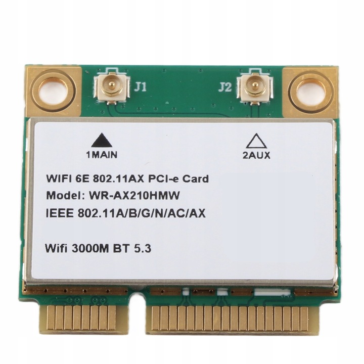 Placa retea wireless Intel AX210HMW, 6 GHz, 574 Mb/s, Mini PCI-E