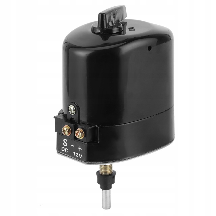 12V-os ablaktörlő motor Jeep Willys-hez, fekete