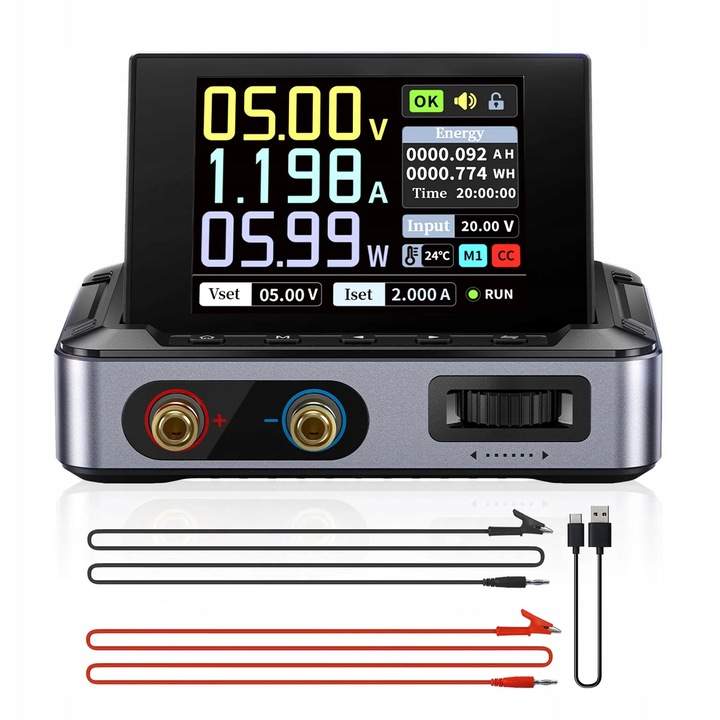 Sursa de alimentare de laborator FNIRSI DPS-150, 30V, 5A, 150W, display LCD, 106x76x28mm