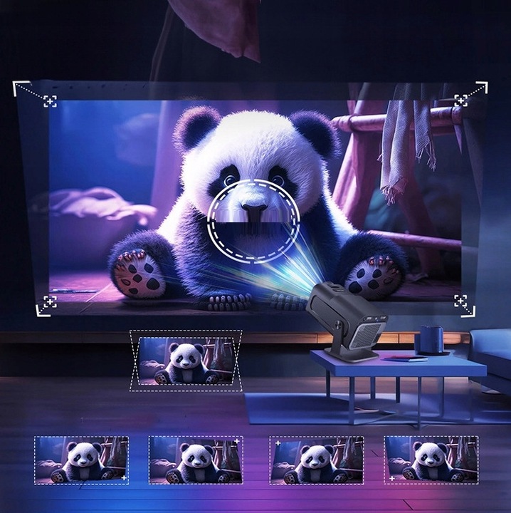 Magcubic HY320 hordozható videoprojektor, Full HD 1920x1080p, Android 11, Bluetooth, WiFi, távirányítóval