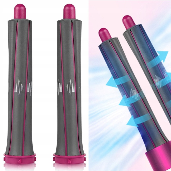 Set adaptor pentru ondulator ZREE 30mm, compatibil cu uscatoare Dyson, temperatura scazuta, design flexibil