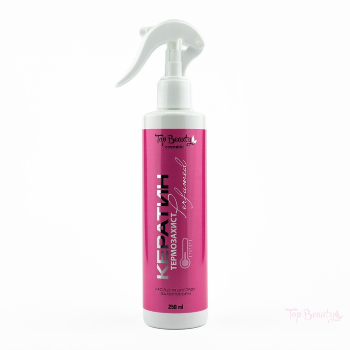 Protectie termica pentru par, cu Keratina Top Beauty, 250 ml