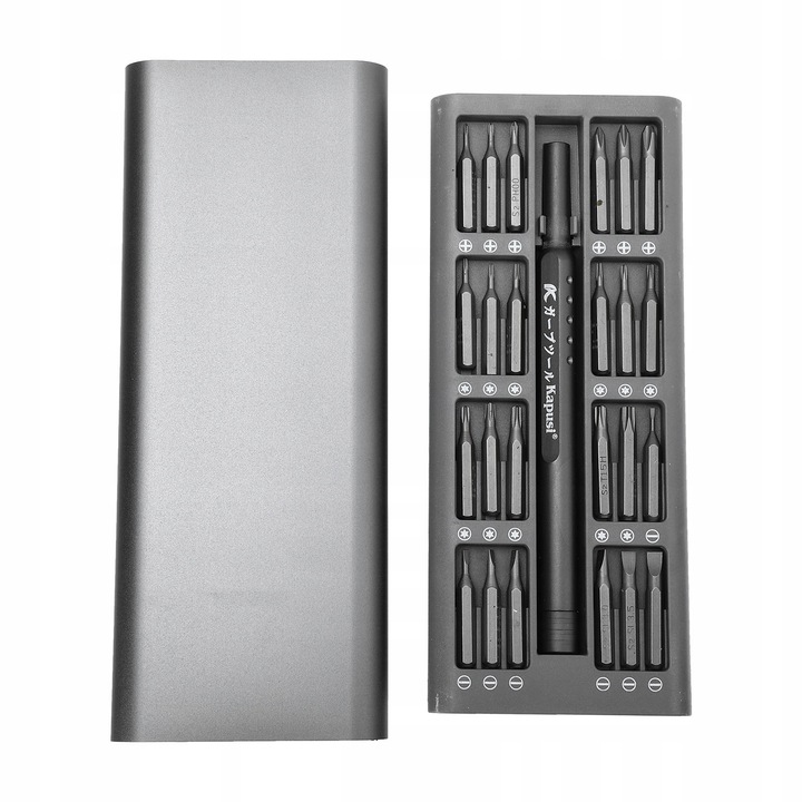 Комплект многофункционални отвертки 48 в 1, черни