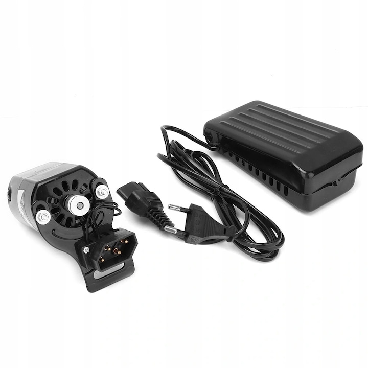 Set motor si pedala pentru masina de cusut 180 W, calitate superioara, compatibil cu masini de cusut vechi, 220 V