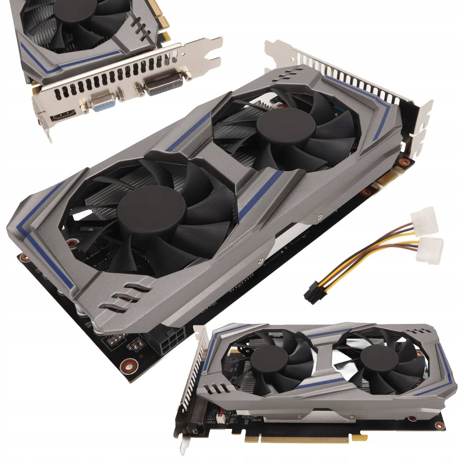 GTX1050Ti & GTX750TI セット VEINEDA GTX 1050TI 4G Graphics Cards128Bit GDDR5 PC gaming strong