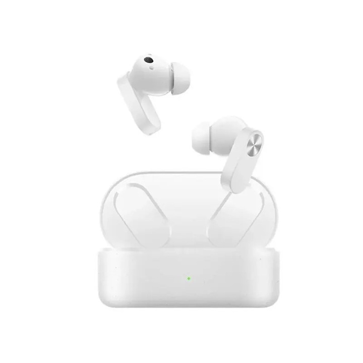 Casti Wireless OnePlus Buds Ace, alb, Bluetooth 5.3, reducere zgomot, IP55