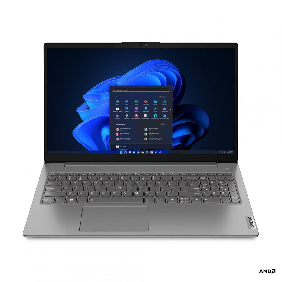 Laptop Lenovo V15 G4, AMD Ryzen 7 7730U, 16GB RAM, SSD 512GB, 15.6 inch, Negru