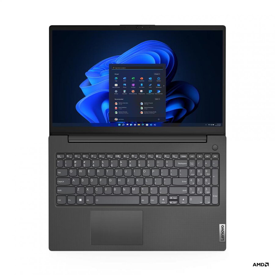 Laptop Lenovo V15 G4, AMD Ryzen 7 7730U, 16GB RAM, SSD 512GB, 15.6 inch, Negru