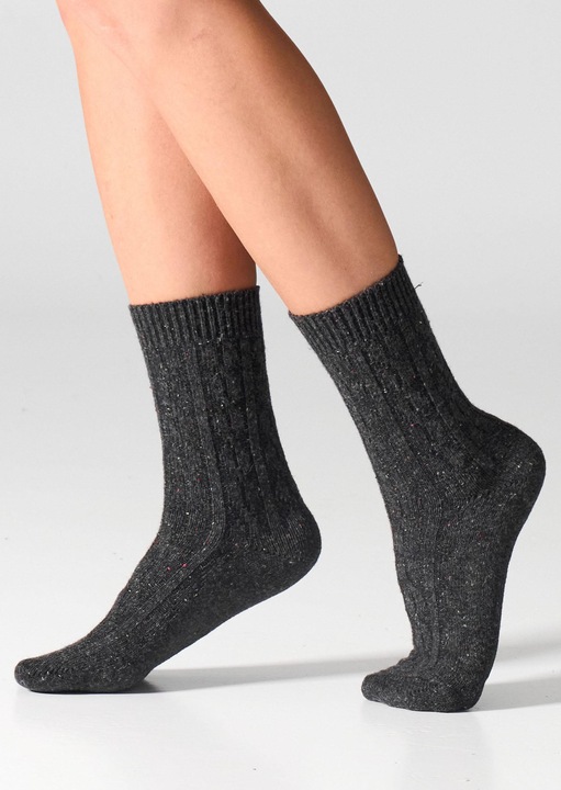 1612015 Sosete dama, Gri grafit