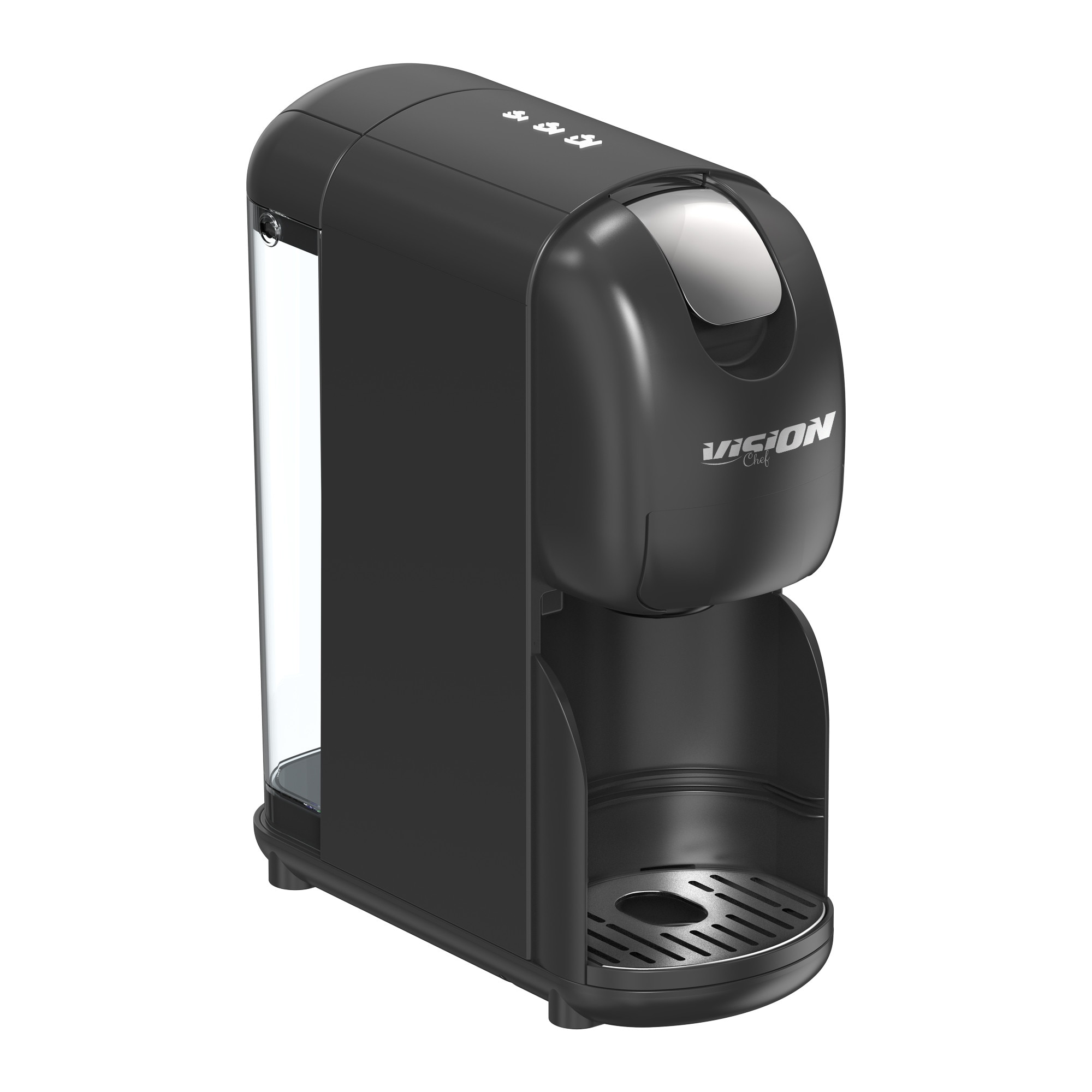 Espressor cu capsule 3in1 Vision Chef VECALL01N, 1400W, 20 bar, 1l