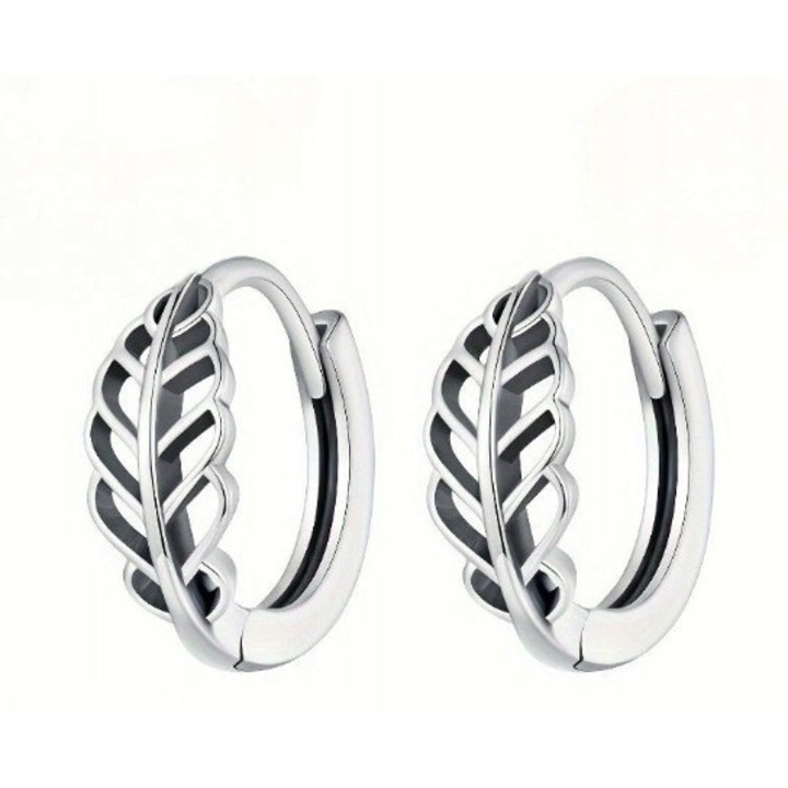 Cercei din argint 925, rotunzi, hipoalergenici, 1,2cm, set