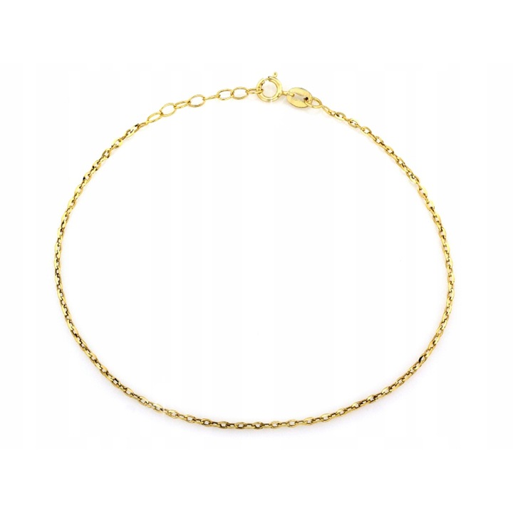 Bratara din aur 333, Lovrin, model lant, 19cm, aur galben