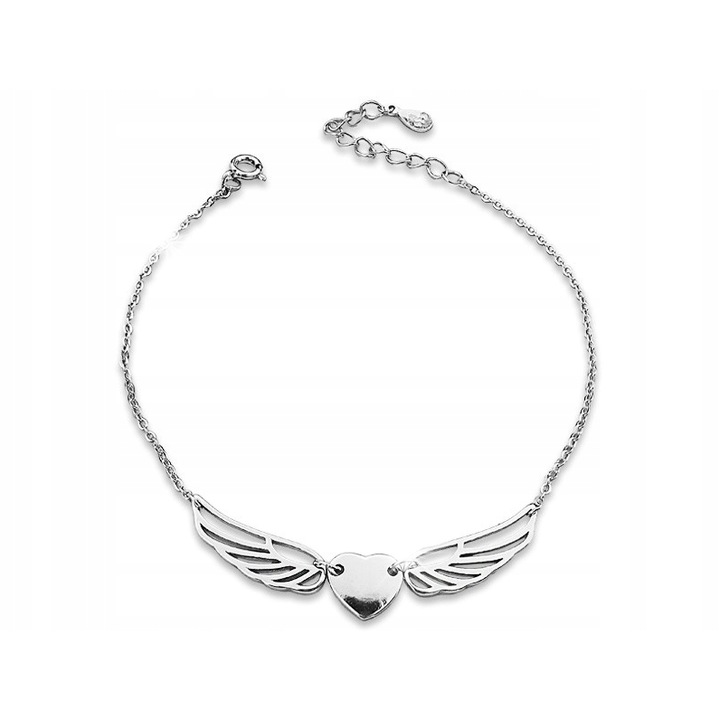 Bratara din argint 925 Lovrin, 22cm, 4x0,6cm