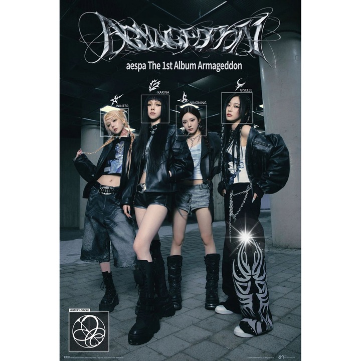 Plakát Aespa Armageddon, 61x91,5cm, 150 g/m2 papírra nyomtatva, hivatalos, szett